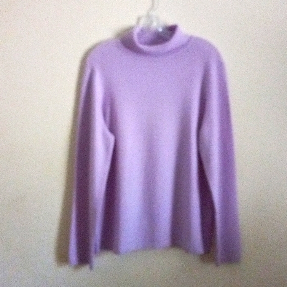 CHARTER CLUB Long Sleeve 100% Cashmere Turtleneck XL - Picture 1 of 5